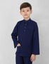 KIDS BAJU MELAYU AFWA (NAVY BLUE)